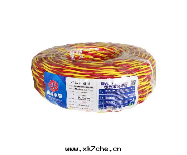 铜(tóng)芯阻燃聚氯乙烯絕緣双(shuāng)絞软(ruǎn)電(diàn)線(xiàn)