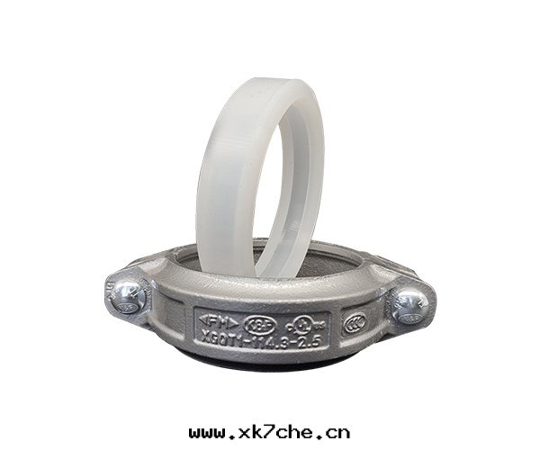 沟(gōu)槽银(yín)色(sè)矽胶(jiāo)刚性(xìng)卡(kǎ)箍